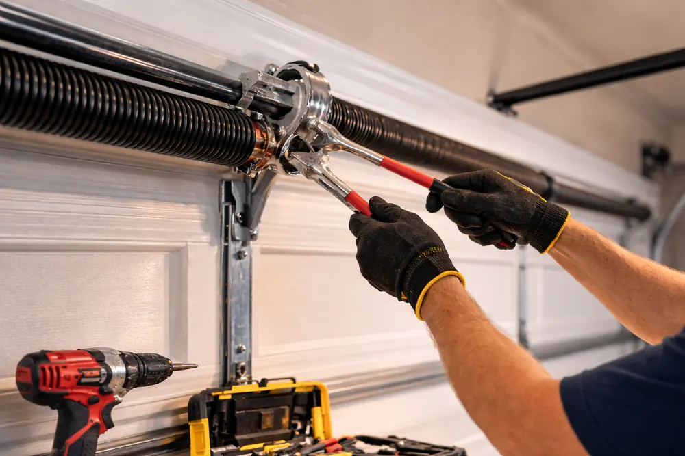 Garage door spring repair service in Decatur GA
